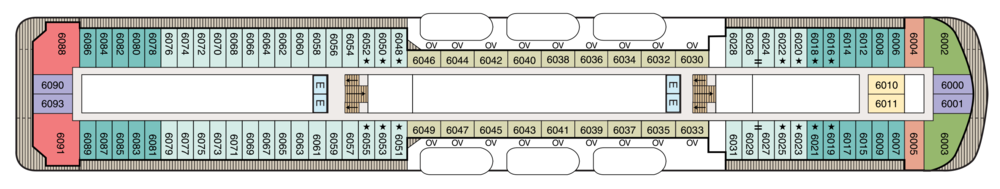 Oceania Cruises, R-Class, Sirena , Deck 6.png